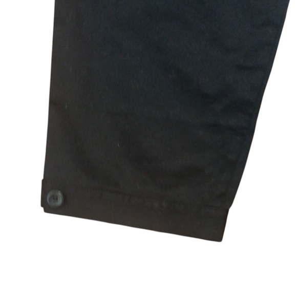 NEW Armani Exchange Black Cropped Trousers Women's Capri Pants Size 6 - Picture 10 of 11